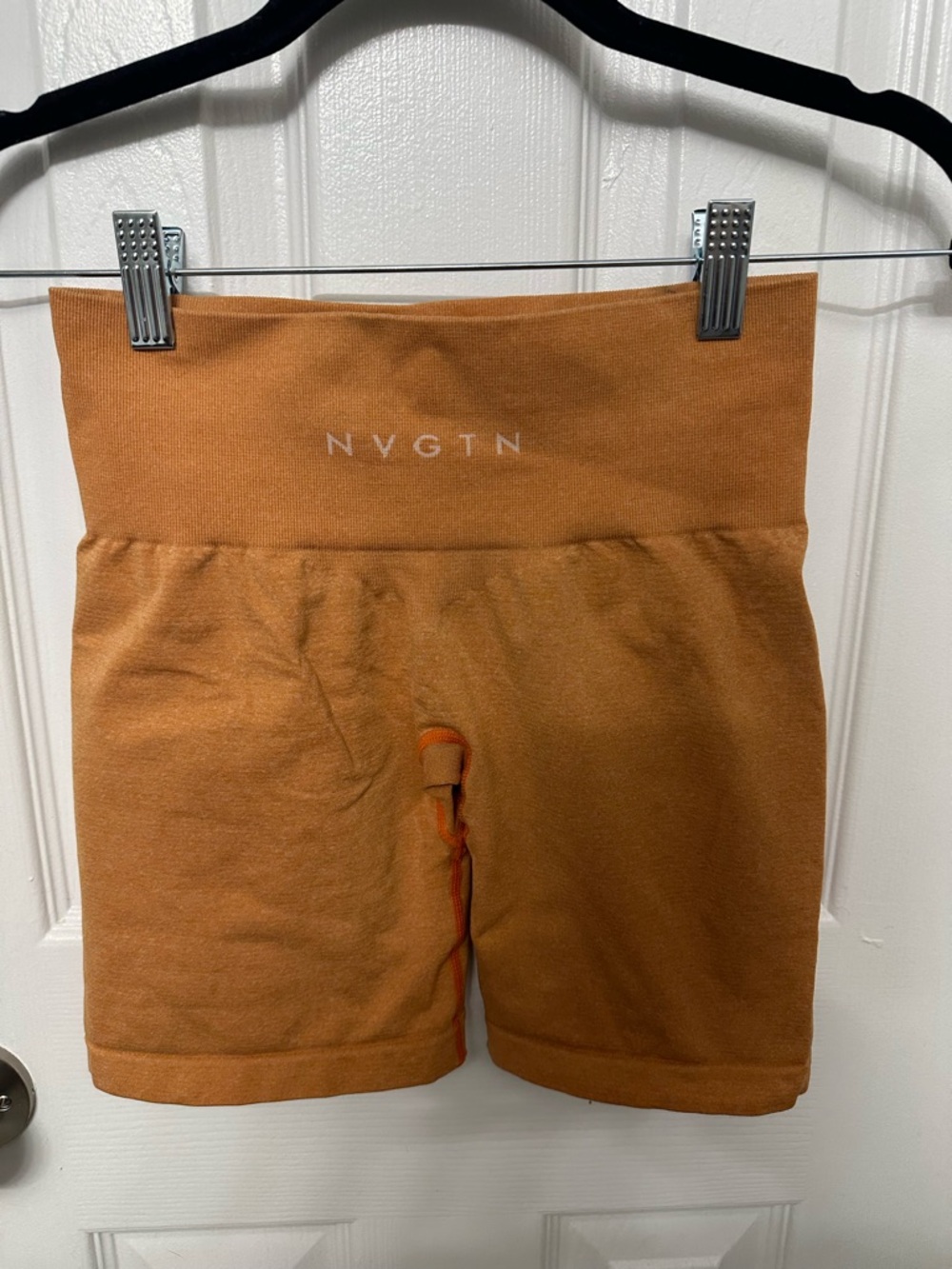 NVGTN Seamless Shorts - Size Small, Burnt Orange